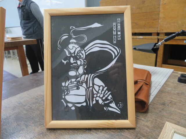 1月26日 花づくり会の企画で切り絵体験をしました(^^♪ | 乃木公民館